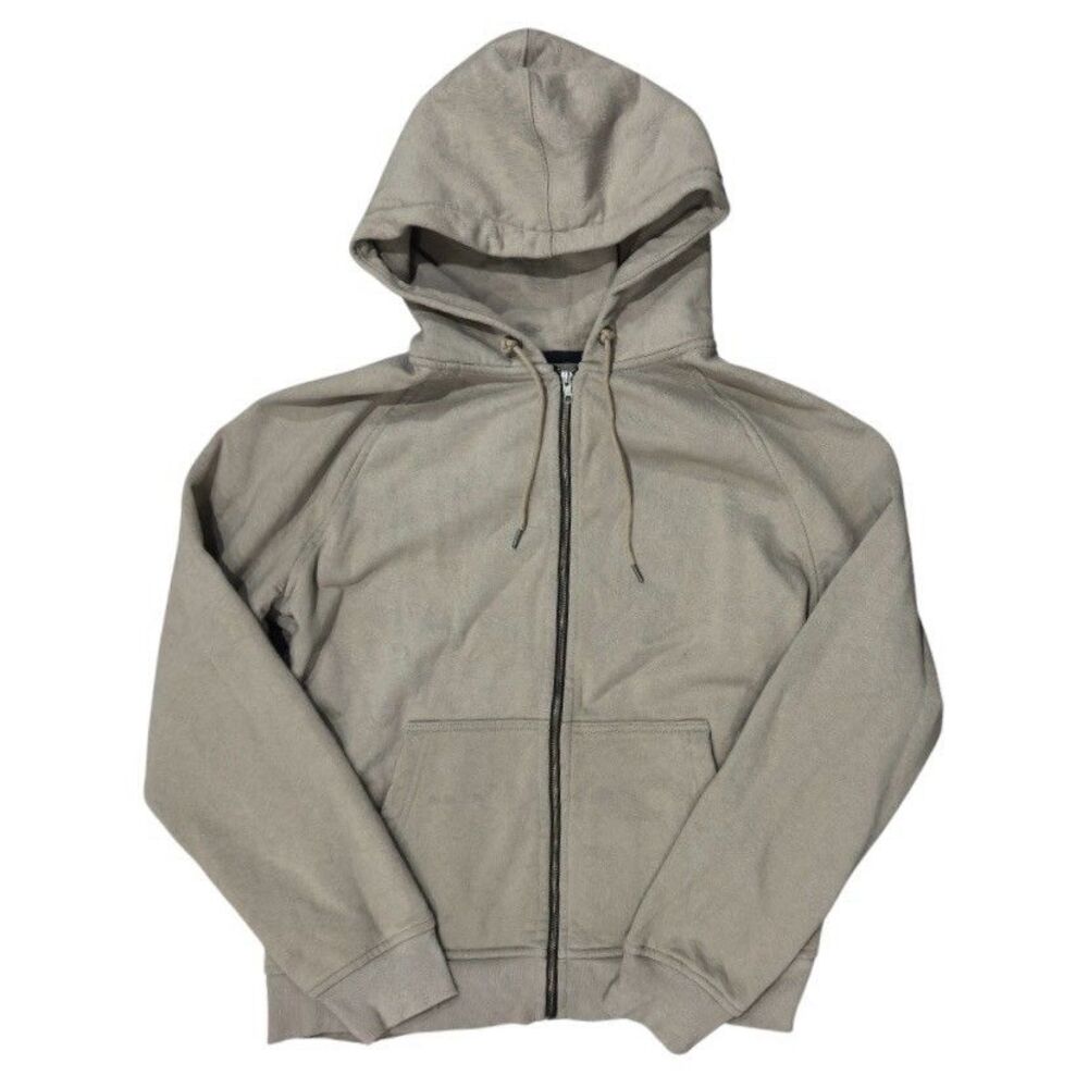 Flint And Tinder 10-year Hoodie XXL Tan Full Zip Sweatshirt USA Heritage Neutral